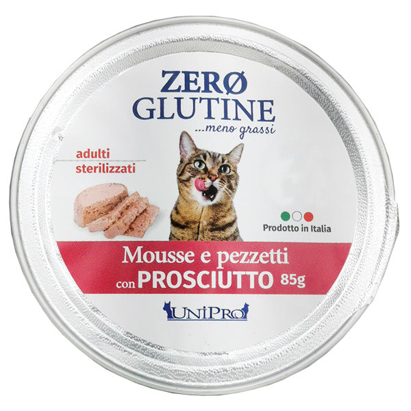Unipro Zero Glutine con Prosciutto 85gr Unipro Zero Glutine con Prosciutto 85gr